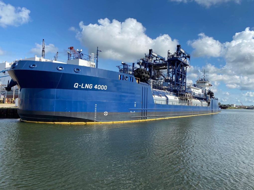 Q-LNG's bunkering ATB ready for work