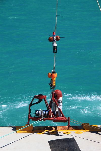 Field trip in Clarence Strait May 2019 (Courtesy of IMOS)