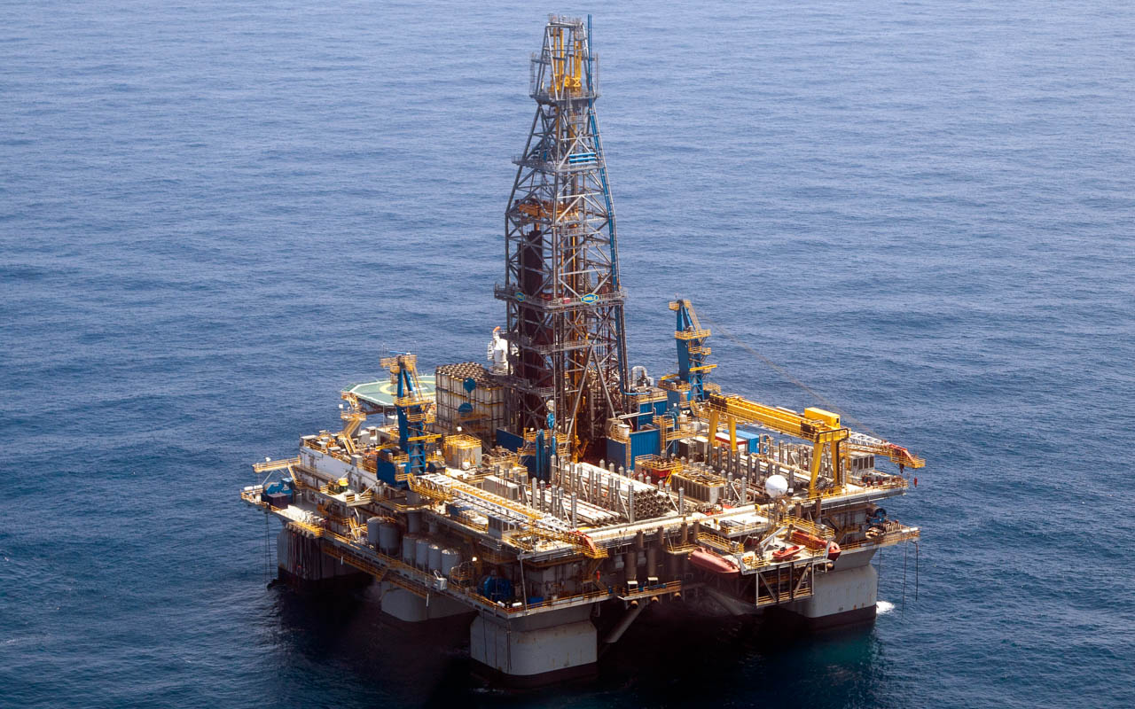 A Noble Corp. drilling rig