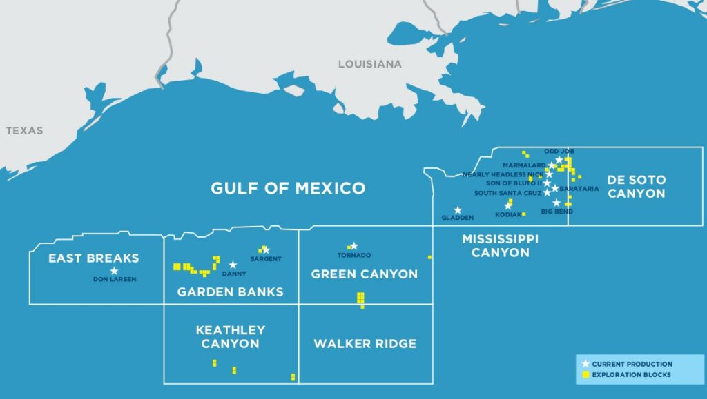 Location of Green Canyon; Source: Kosmos Winterfell