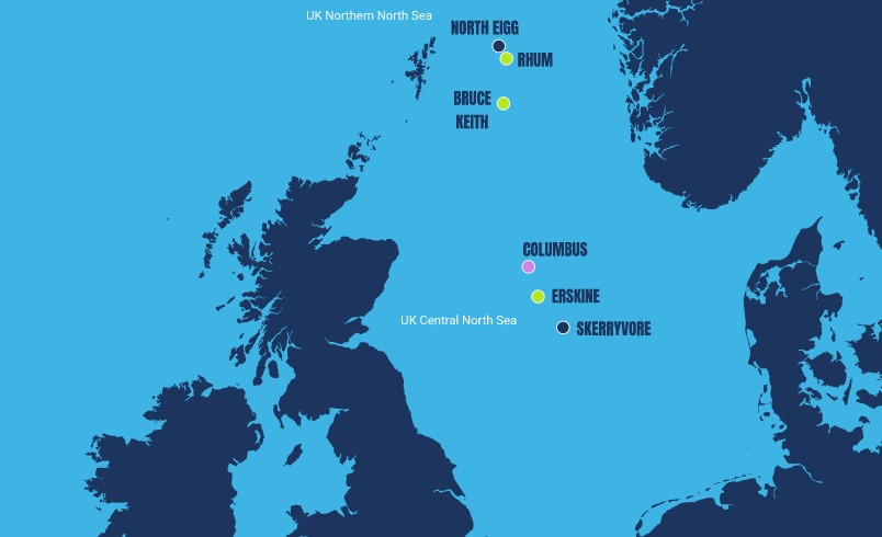 Serica's UK North Sea assets