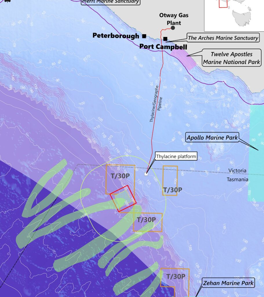 Beach Energy survey map