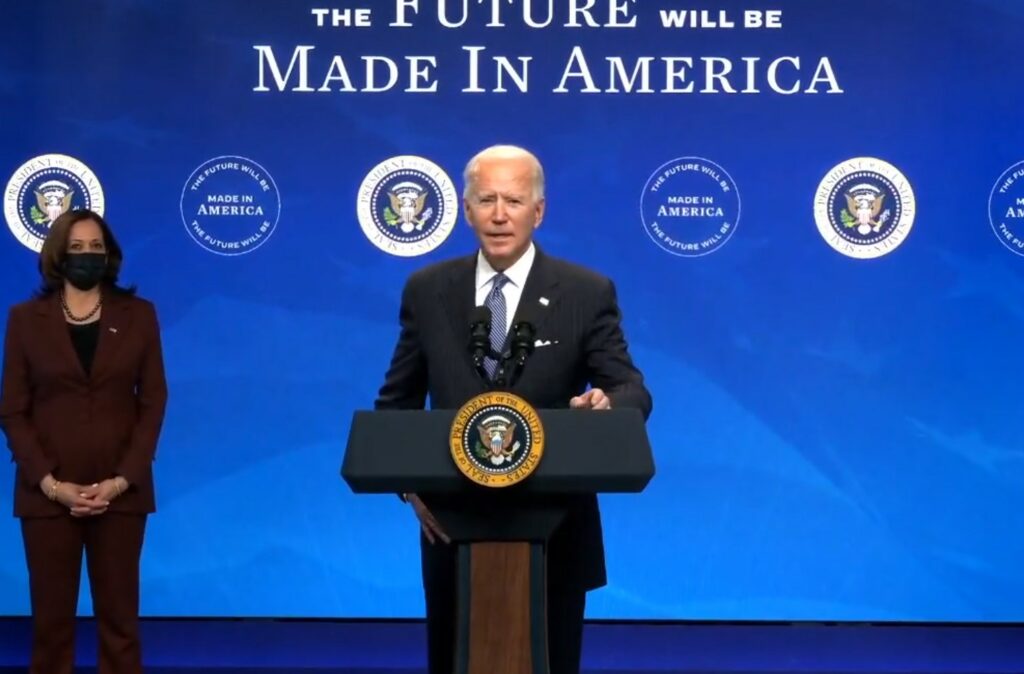 Joe Biden and Kamala Harris; Source: POTUS Twitter account