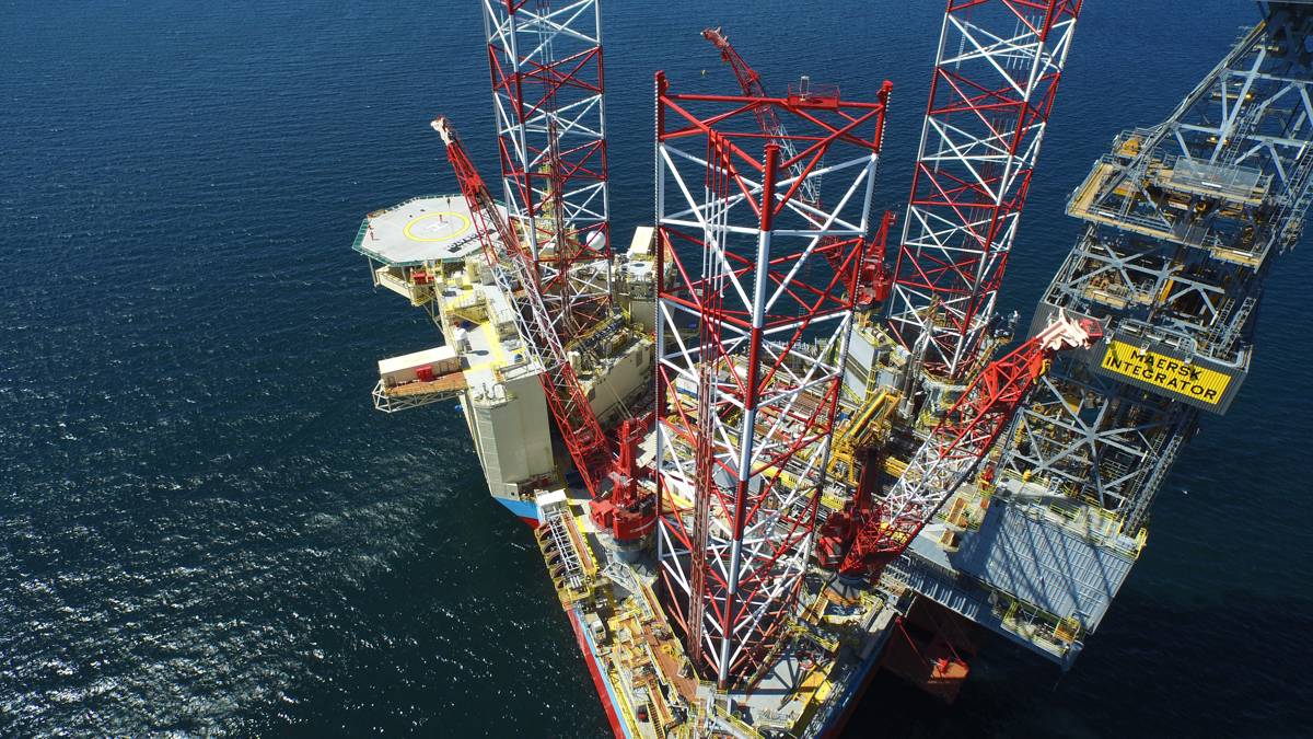 Maersk Integrator rig drilled the North Sea well for MOL