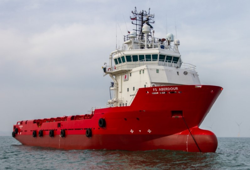 FS Aberdour, one of the platform supply vessels to be sold