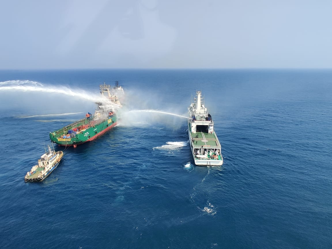 Greatship Rohini offshore vessel - Indian Coast Guard