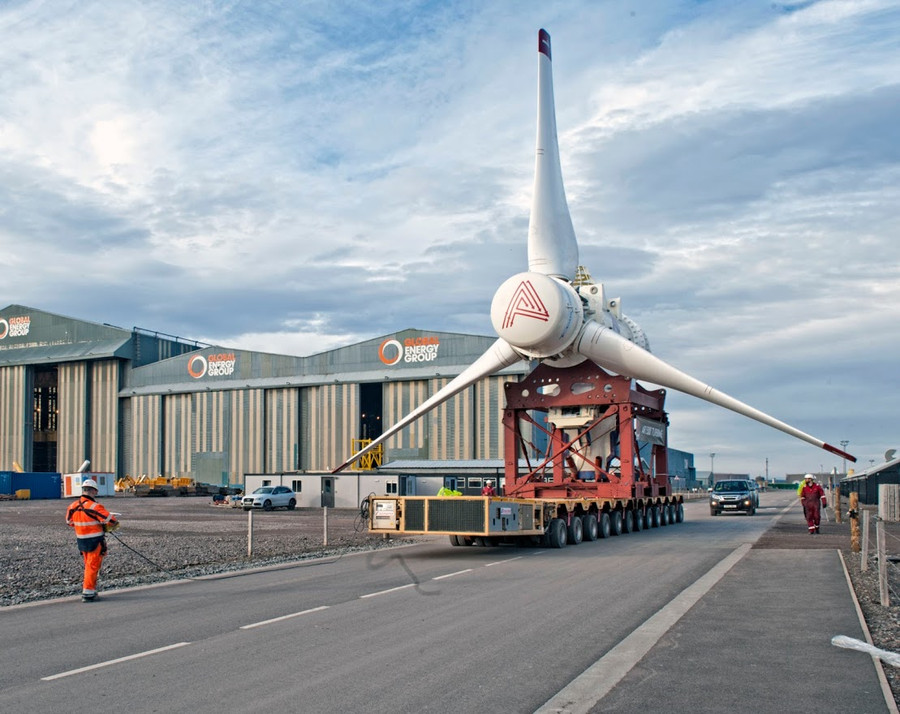 Illustration/Simec Atlantis' AR1500 tidal turbine (Courtesy of Simec Atlantis Energy)