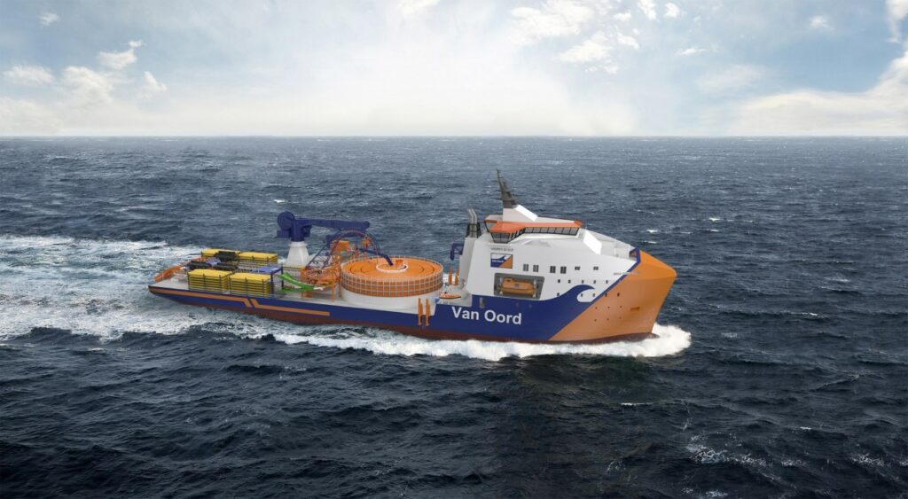 Van Oord's new green cable layer