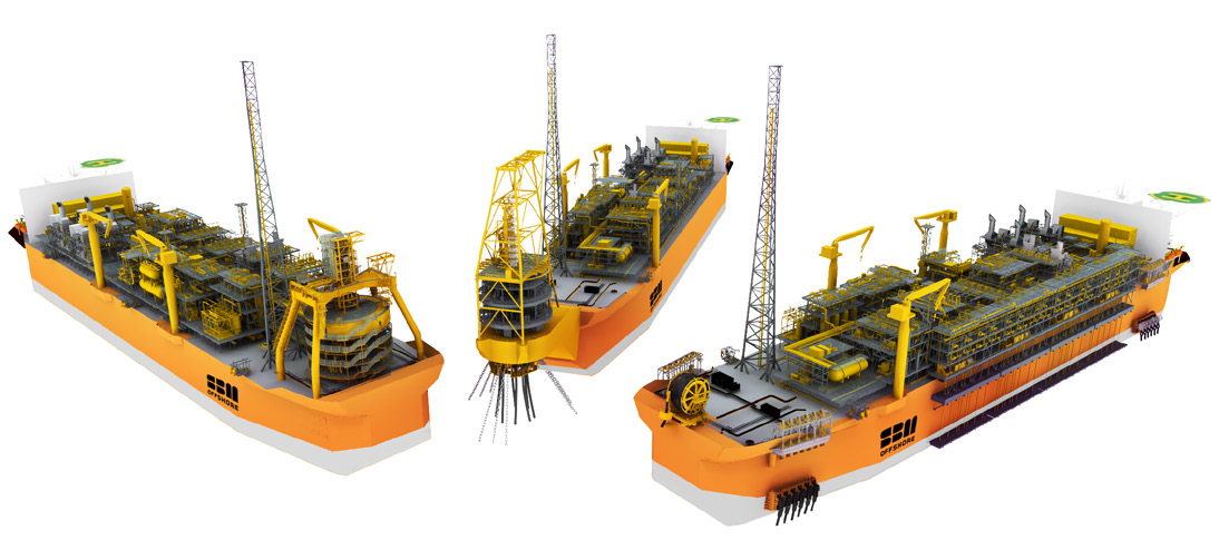 SBM Offshore will use the Fast4Ward design for Petrobras FPSO