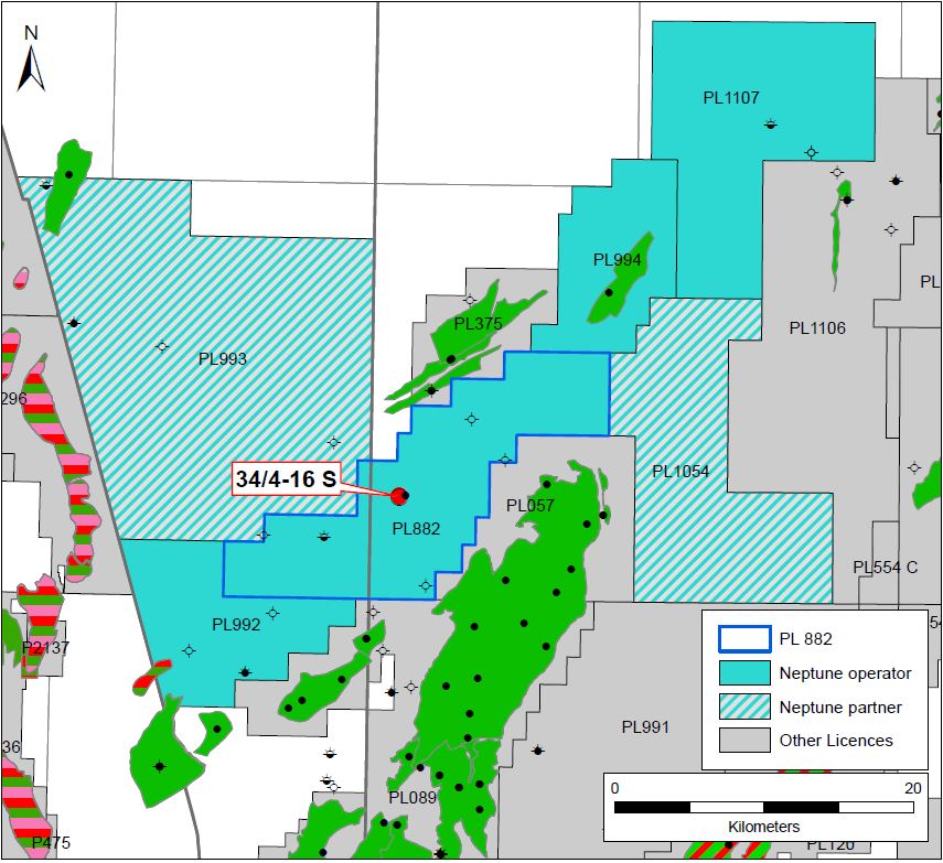 Dugong map - Neptune Energy