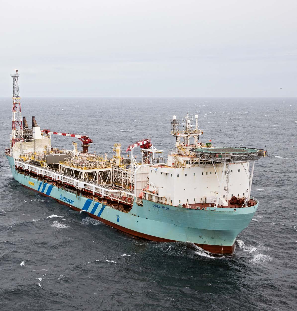Aoka Mizu FPSO is operating on the Lancaster field for Hurricane