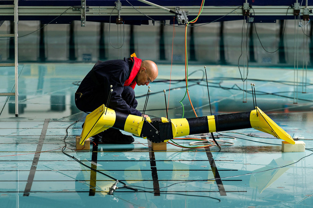 Illustration/Mocean Energy's wave energy tech (Courtesy of Wave Energy Scotland)