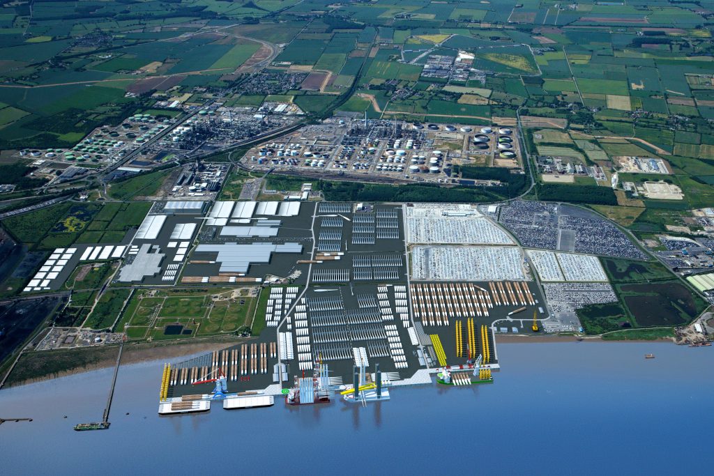 Visualisation of the planned Able Marine Energy Park