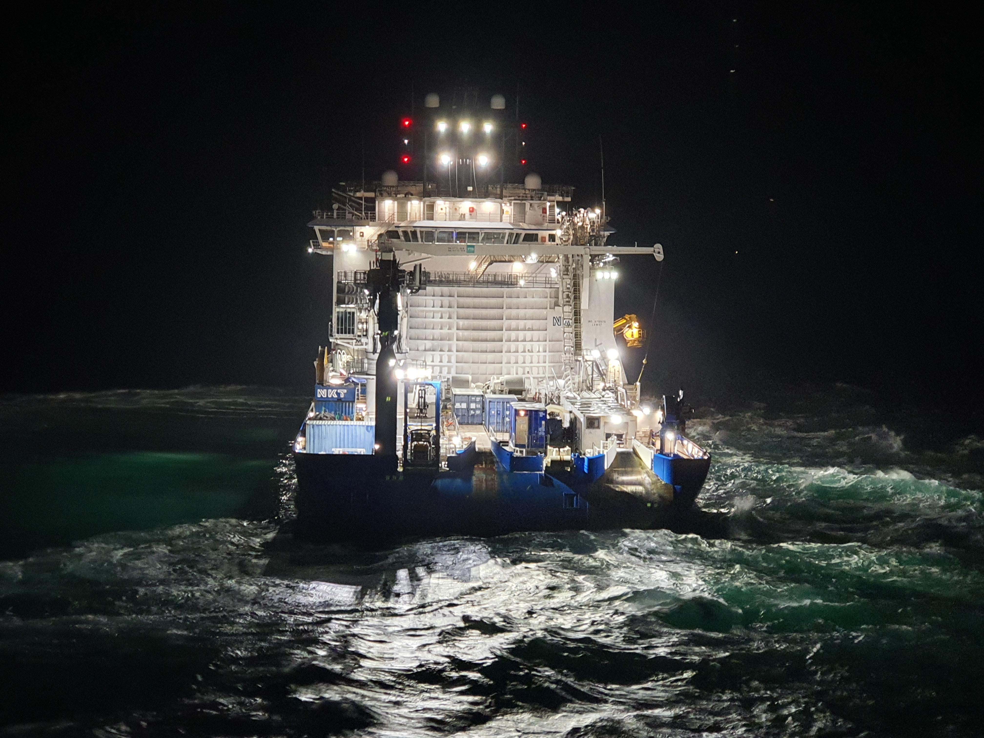 NKT vessel on BritNed repair duty