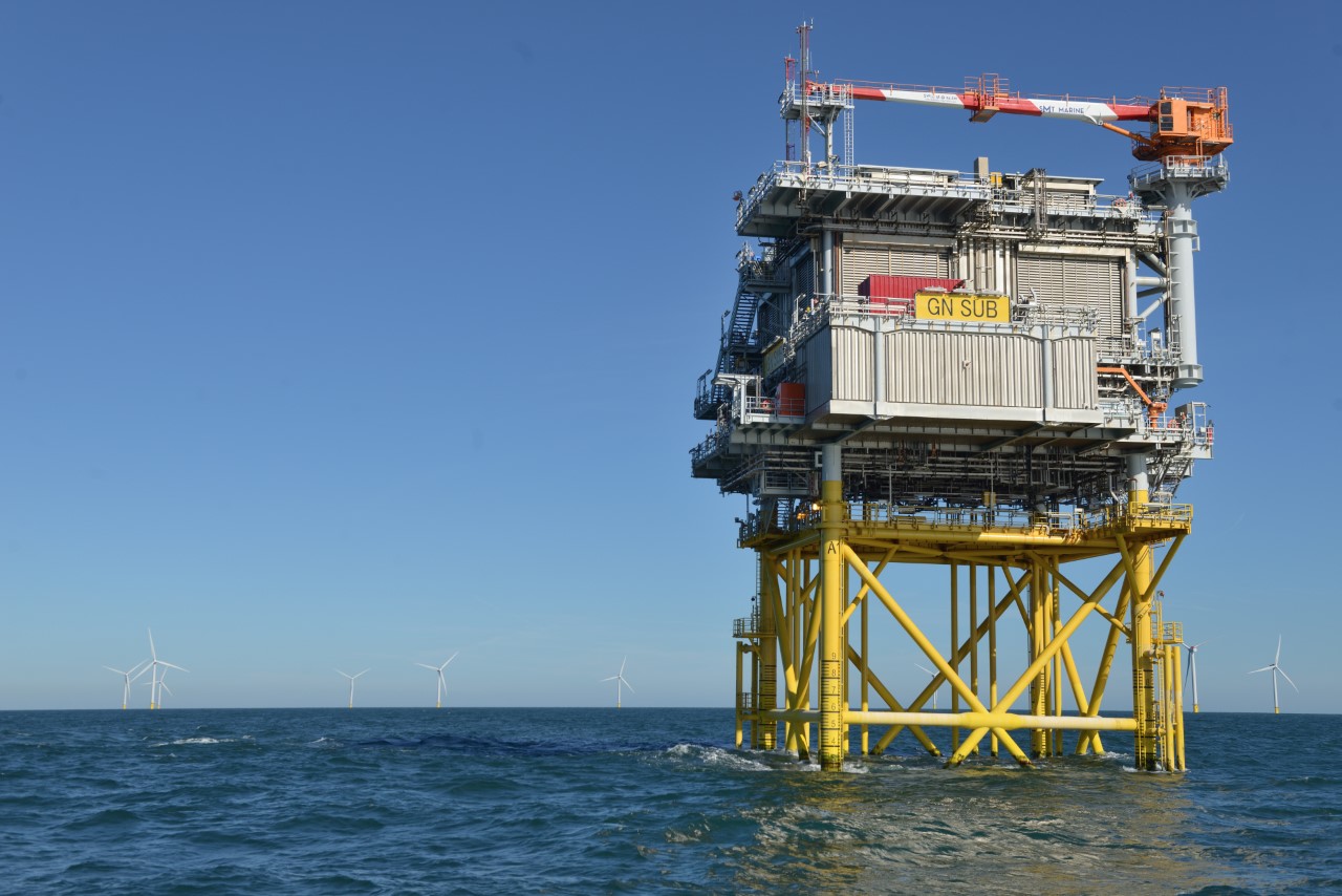 Galloper offshore wind farm's offshore substation