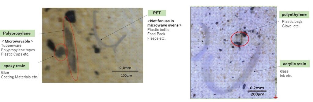 microplastics samples