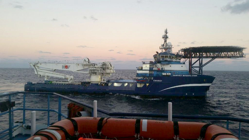 Photo of Harvey Intervention vessel (Courtesy of Harvey Gulf Subsea Solutions)