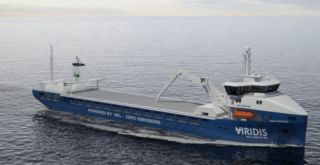 ammonia-powered short sea bulker