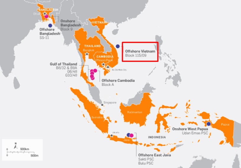 Block 115/09 off Vietnam - KrisEnergy