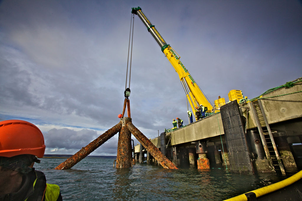 TGL EMEC base removal (Courtesy of Colin Keldie)