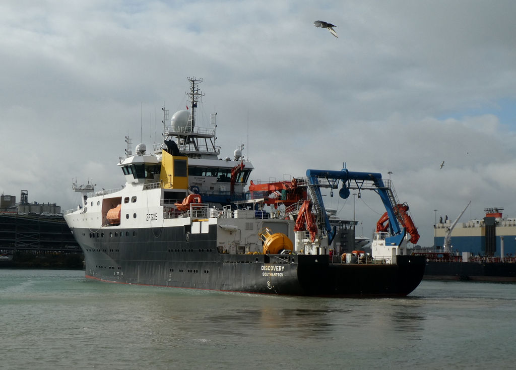 Royal Research Ship (RRS) Discovery (Courtesy of NOC)