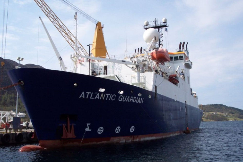 Photo of the Atlantic Guardian vessel (Courtesy of EMGS)