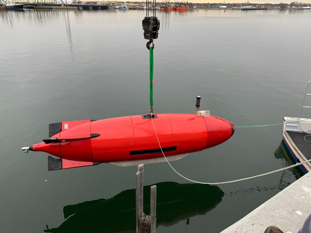 Photo of the DIVE-LD with Kraken MINSAS120 (Courtesy of Kraken Robotics)