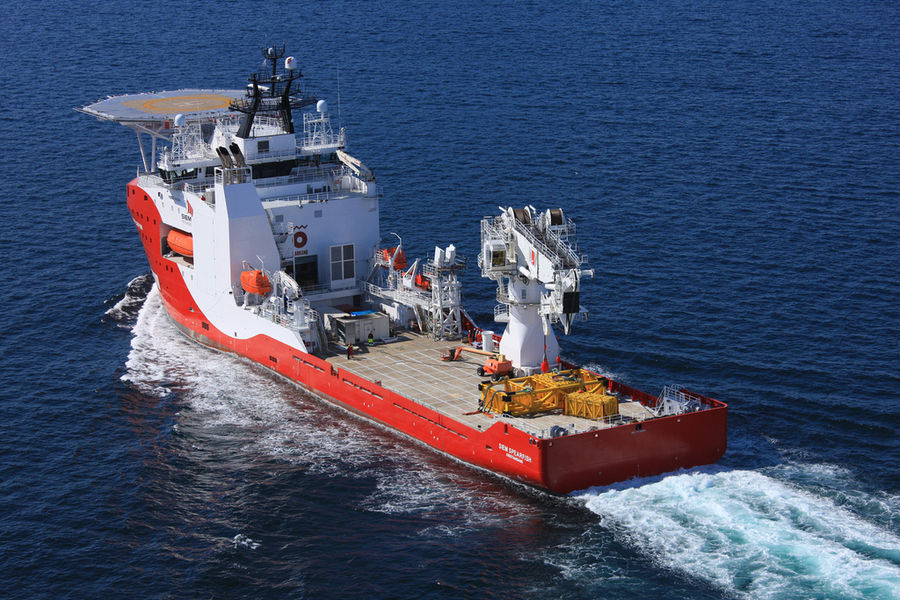 Photo of the Siem Spearfish vessel (Courtesy of Siem Offshore)