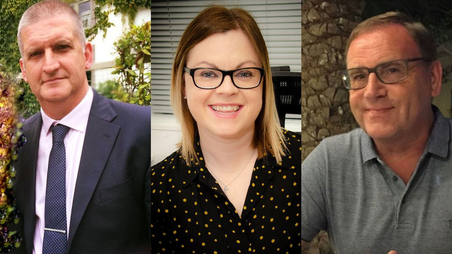 L to R: Craig Smith; Karen Russell; and Walter Robertson