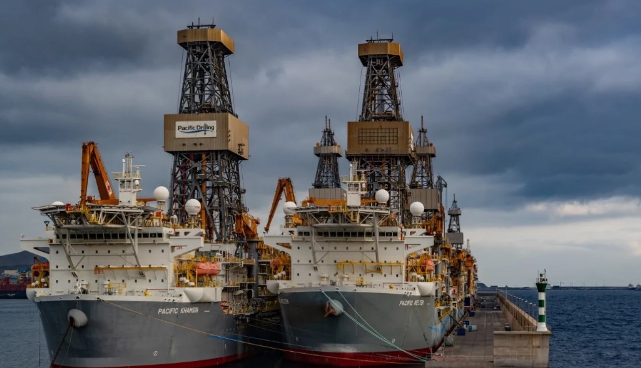 Drillships acquired by Noble Corp. through Pacific Drilling takeover