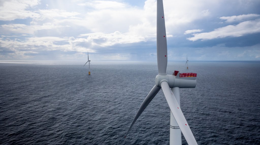 Equinor's Hywind Scotland floating offshore wind farm