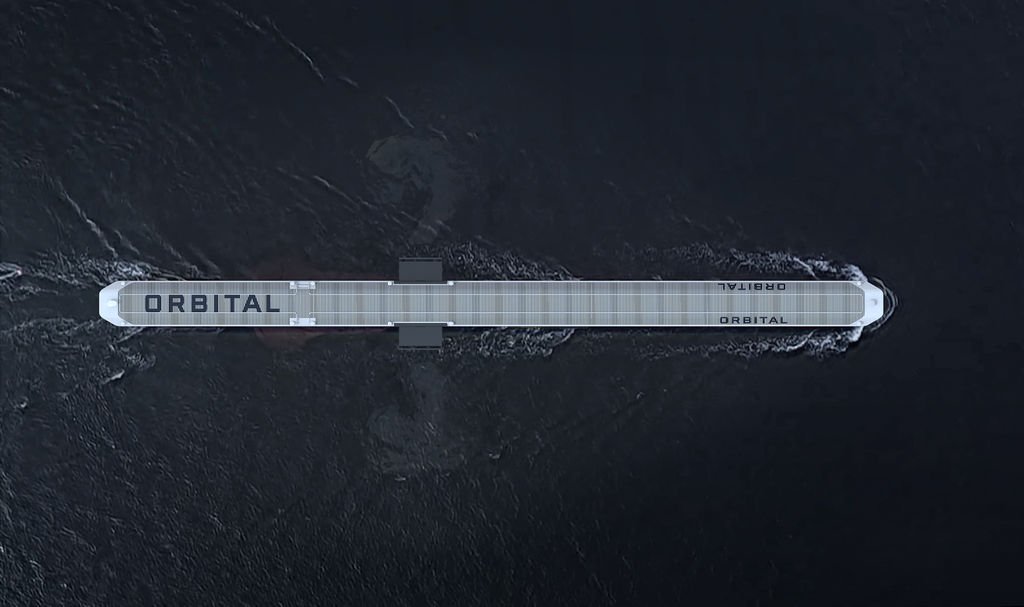 The design for utility-scale Orbital OA model (Courtesy of Orbital Marine Power)