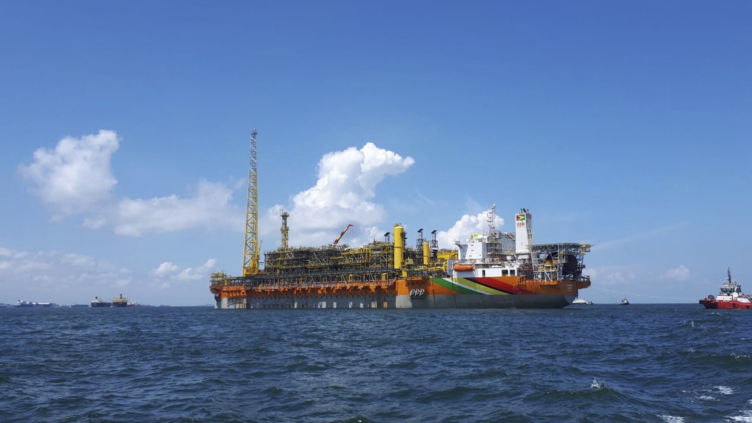 Liza Destiny FPSO is working for ExxonMobil off Guyana