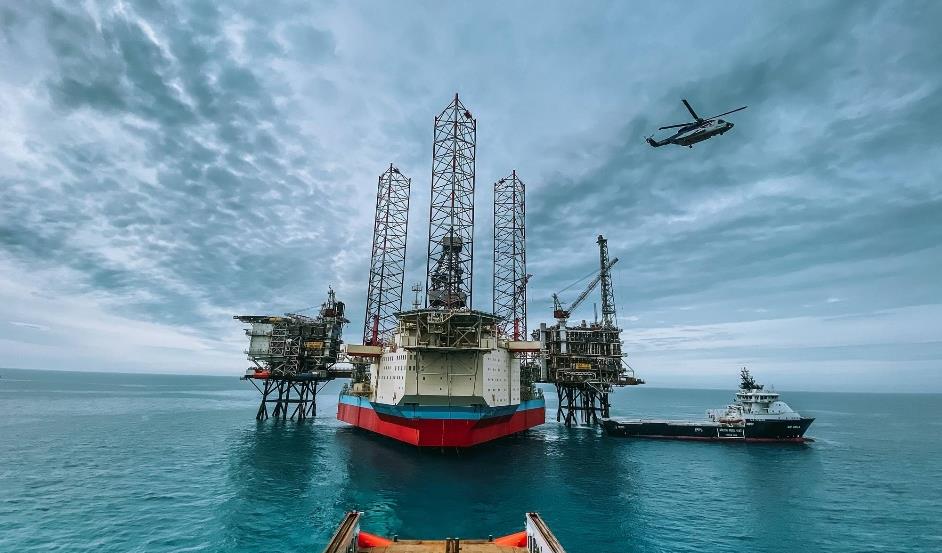 A Maersk Drilling jack-up rig