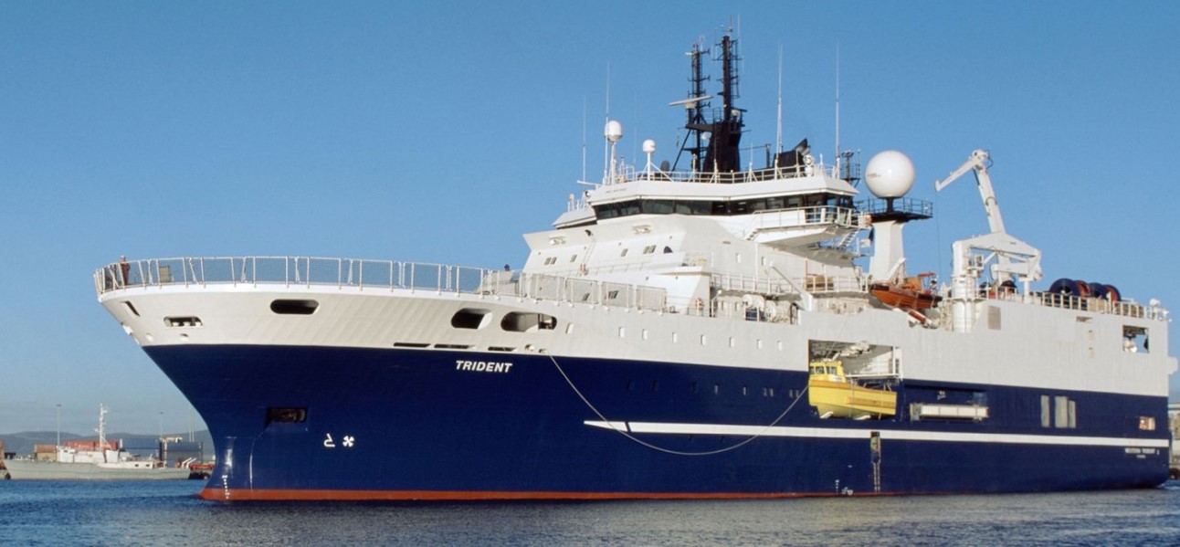 Shearwater recycling seismic vessel Western Trident
