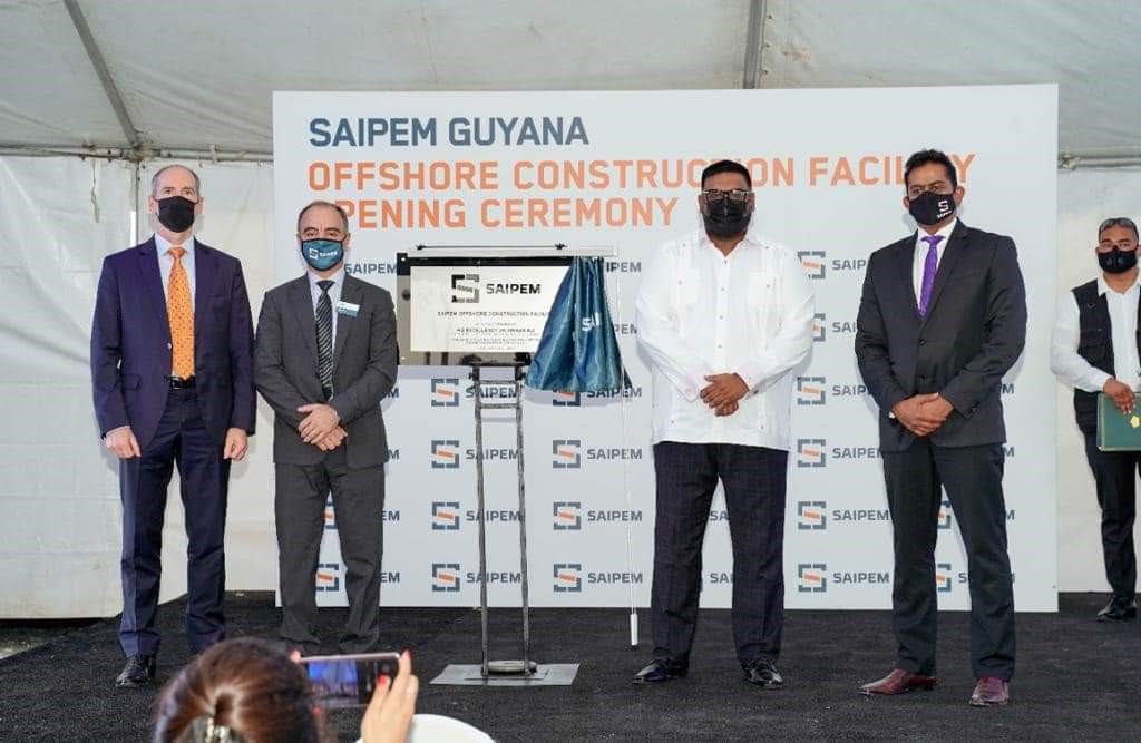 Saipem Guyana Offshore Construction Facility