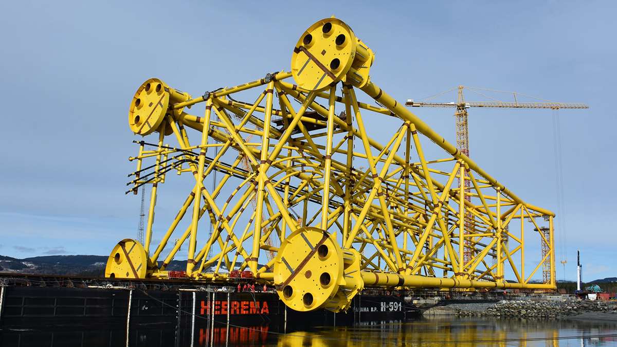 Johan Sverdrup P2 jacket - Aker Solutions