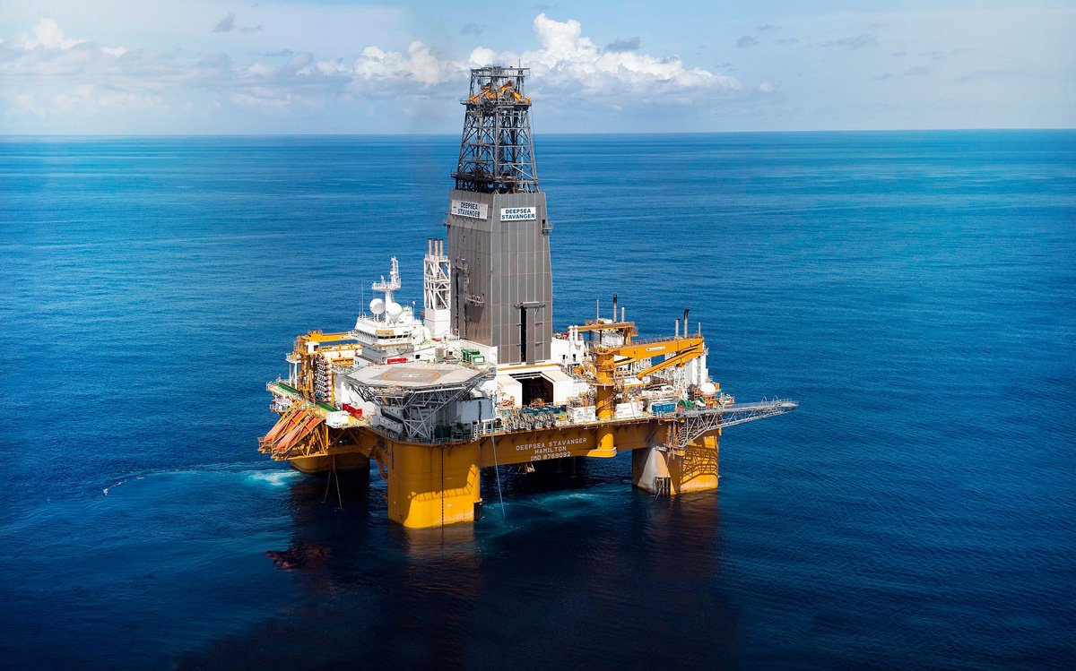 Deepsea Stavanger rig was used to drill the wells in South Africa