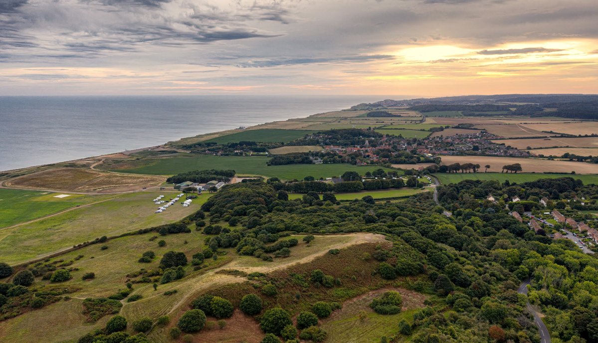 Muckleburgh Hill and Weybourne in Norfolk - Bacton