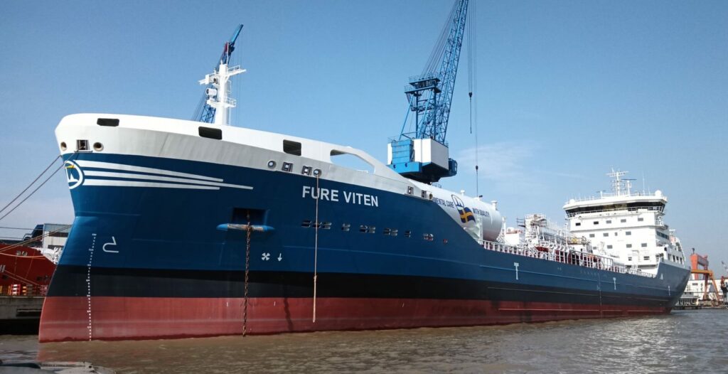 LNG-powered tanker Fure Viten ready for maiden voyage