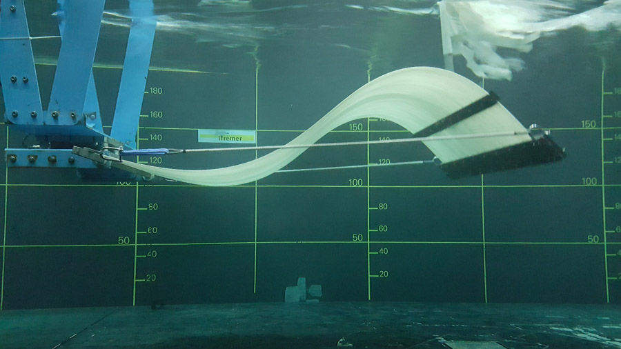 Photo showing EEL Energy's tidal energy converter (Courtesy of EEL Energy)