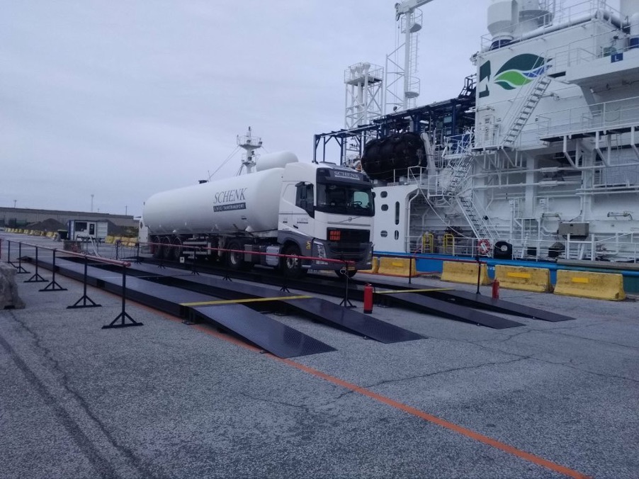 Titan LNG's interim solution launched at Port of Zeebrugge