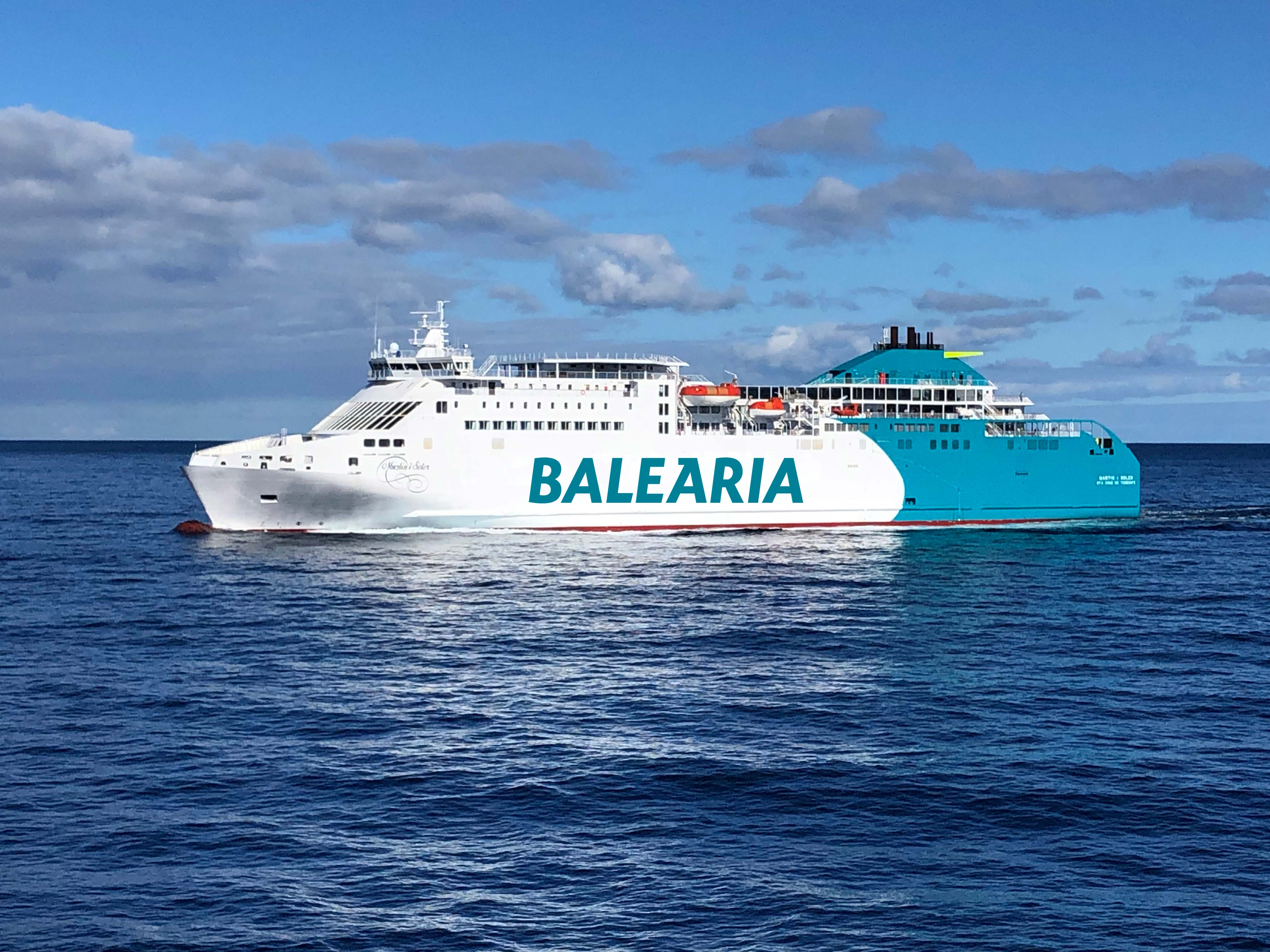 Baleària converted LNG ferry Martín i Soler to set sail