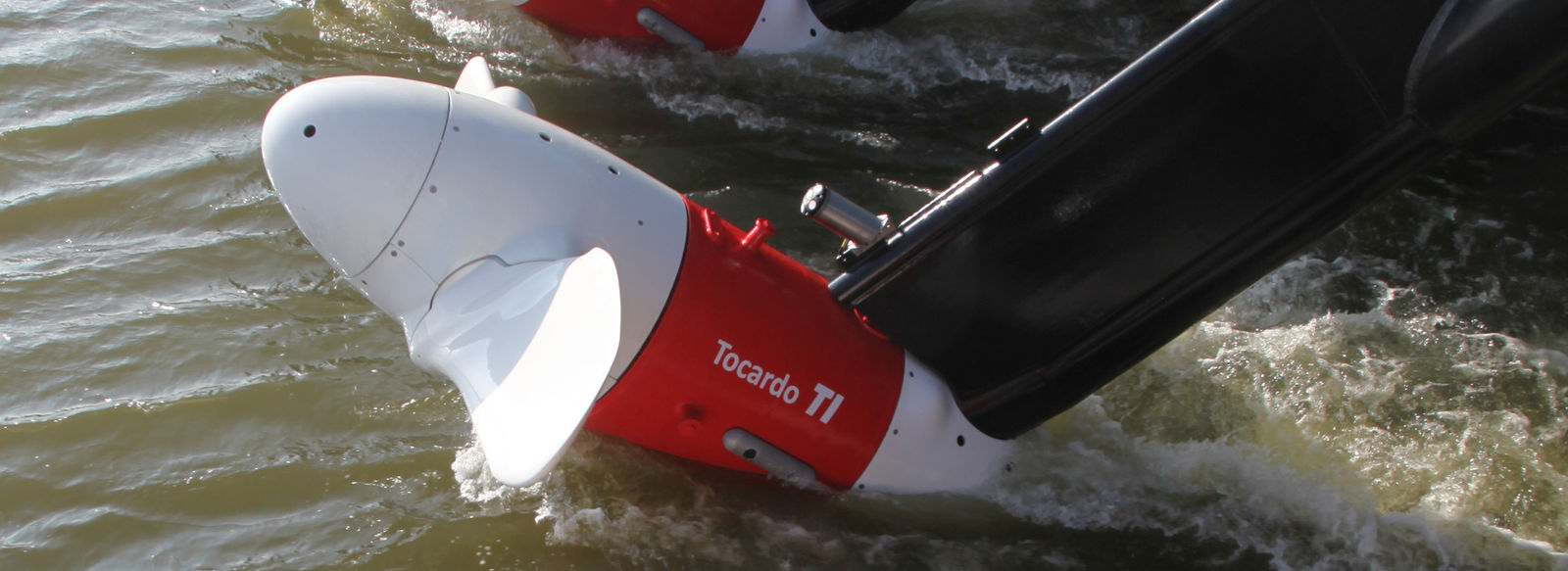 Photo showing Tocardo's T-1 tidal turbine (Courtesy of Tocardo)