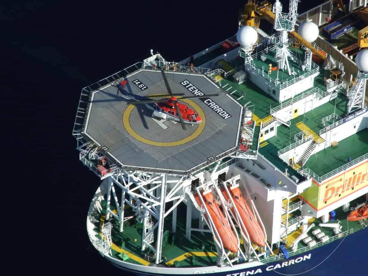 Stena Carron drillship drilled the Guyana well for ExxonMobil