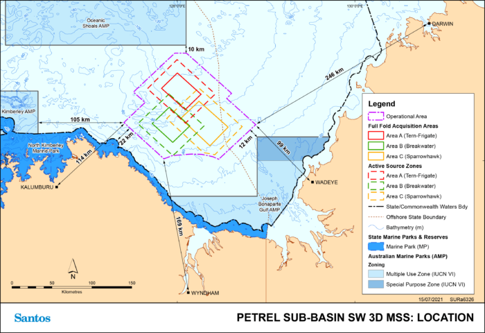 Santos' Bonaparte Basin seismic survey plan open for comments ...