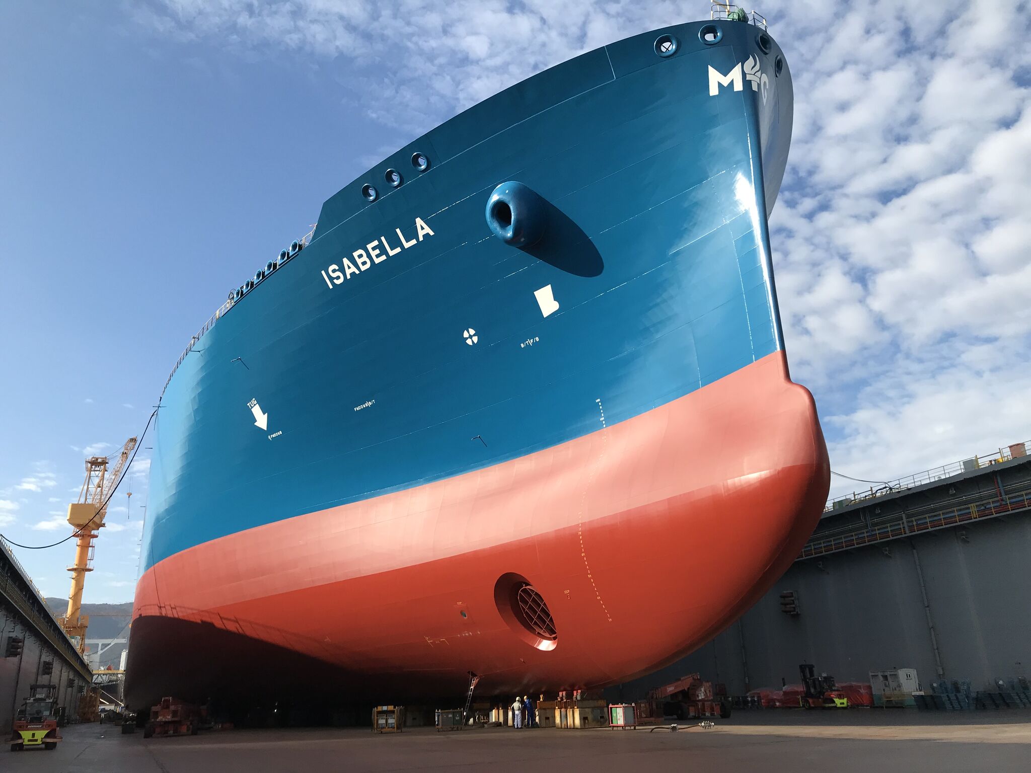 DSME delivers new LNG carrier Isabella to Maran Gas