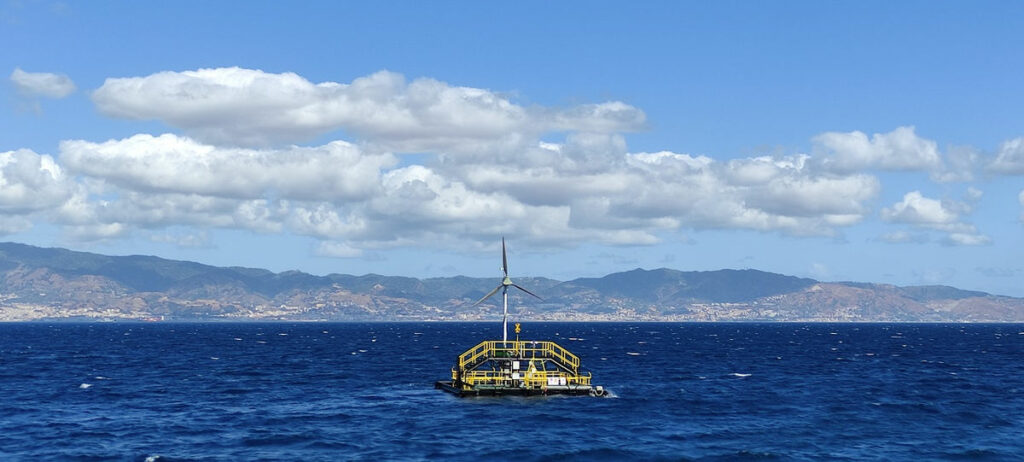 Photo showing the Blue Growth Farm project’s multi-purpose floating platform (Courtesy of JRL-ORE)