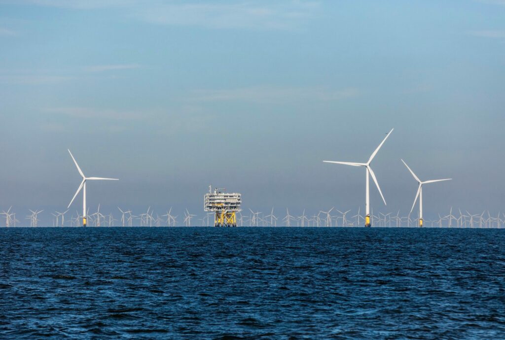 An offshore wind farm