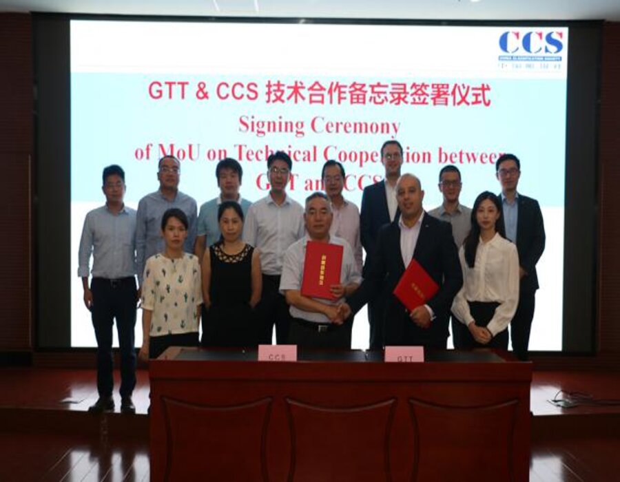 GTT and CCS to collaborate on China's LNG vessels